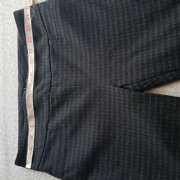 Dalia Black with White Stripes Pull-on Ponte Pant Leggings Size S - Picture 7 of 9